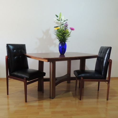 Mesa de comedor danés vintage años 60s mid century modern ...
