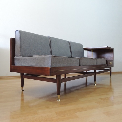 Sofa o banca estilo danés en caoba vinatge años 50s 16,999.00 ...