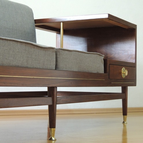 Sofa o banca estilo danés en caoba vinatge años 50s 16,999.00 ...