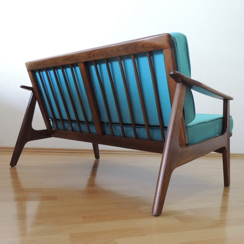 Sillón loveseat sala muebles malinche danés vinatge años 50s ...