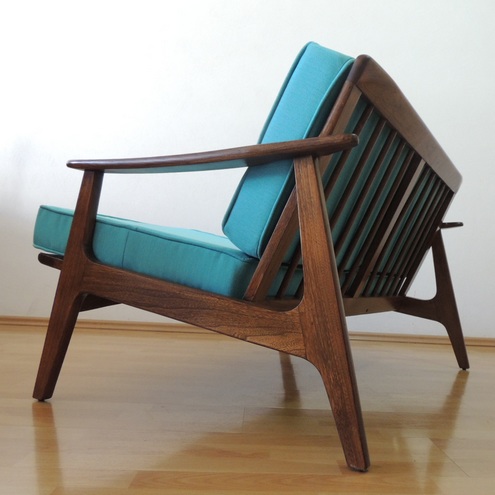 Sillón loveseat sala muebles malinche danés vinatge años 50s ...