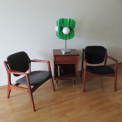 Sillon Danes - Van Beuren - Caoba/Forro Vinipiel 