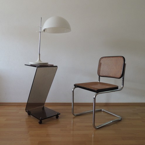 Lampara de Buro - Vintage - Acrílico y Metal 